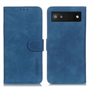 Capa PU + TPU fecho magnético, estilo retro com apoio, azul Magunivers para Google Pixel 6a - 1