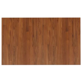 Bancada para WC vidaXL | 100x60x2,5 cm | madeira tratada castanho-escuro - 1