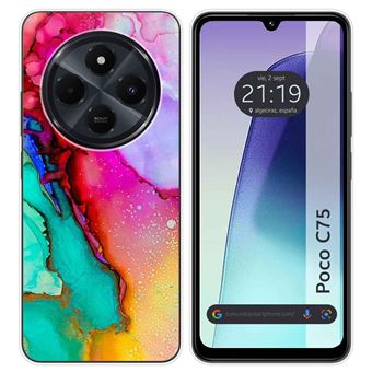 Capa de silicone TUMUNDOSMARTPHONE para Xiaomi Poco C75 design de mármore 15 desenhos - 1