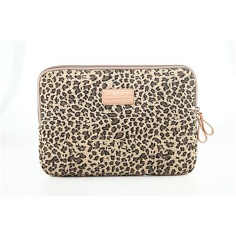 Sleeve HSMY Estampa de Leopardo para MacBook Air 11.6 '' A1370/ A1465 - Castanho - 1