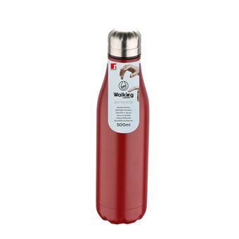 Garrafa Térmica de Aço Inoxidável Bergner | 500 ml -  Vermelho - 1