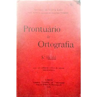 Prontuário de ortografia. [5.ª edição] - 1