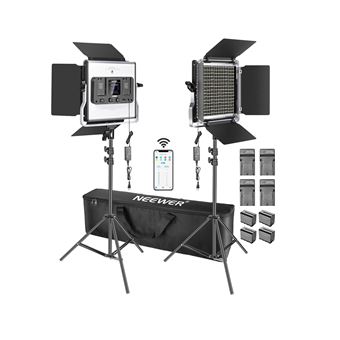 Iluminadores Neewer LED com Controlo por App | 660LEDs + Baterias - 1