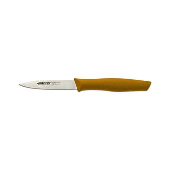 Faca de Descascar Arcos Nova 188525 Nitrum Inox e Punho de Polipropileno Amarelo Folha de 8 5 cm - 1