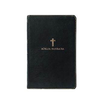 Bíblia Sagrada Acf, Couro Soft, Preta, Letra Grande, Leitura Perfeita - 1