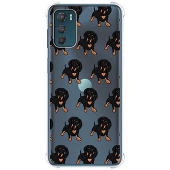 Capa Tumundosmartphone de silicone anti-choque para Motorola Moto G42 4G design Cães 10 desenhos - 1