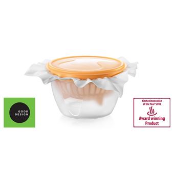 Conjunto para Preparar Queijo Cremoso Tescoma DELLA CASA - Amarelo - 1