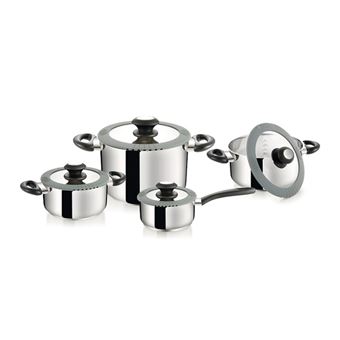 Trem de Cozinha Tescoma SmartCOVER | 8 Peças | Inox - 1
