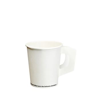 Copo descartável Papstar 14776 | Branco - 1