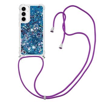 Capa ZURSANA para Samsung Galaxy A36 | TPU | com Cordão | Azul - 1