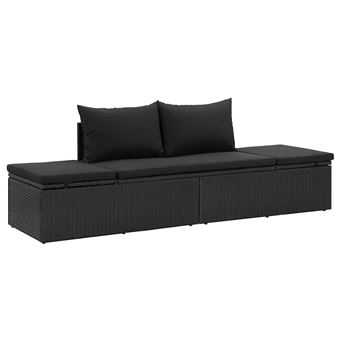 Cadeira de Jardim VidaXL 46224 | Preto - 1
