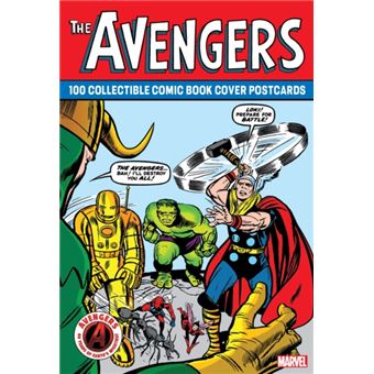 Avengers 100 Collectible Comic Book Cover Postcards - 1