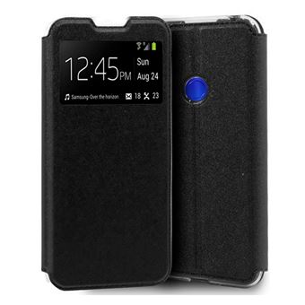 Estojo de suporte Tumundosmartphone de livro com janela para Xiaomi Redmi Note 8T preto - 1