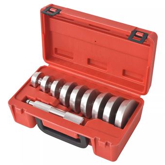 Kit de Ferramentas vidaXL para Instalação de Rolamentos e Juntas 10 Peças - 1