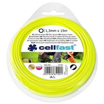 Fio para Roçadora Cellfast 35-002 | 1,6mm | 15m | Volta - Amarelo - 1