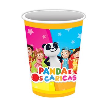 Copos Panda e Caricas | 8 Peças