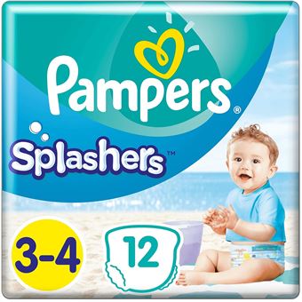 Fraldas de Banho Pampers Splashers | Tam 3-4 | 6-11Kg | 12 Unidades - 1