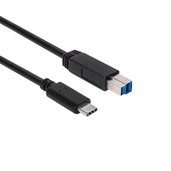 Cabo Usb CLUB3D USB 3.1 Gen2 Type-C to Type-B Cable Male/Male, 1 M./ 3.3 Ft. | Preto - 1