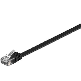 Cabo de Rede Microconnect V-UTP602S-FLAT | Preto - 1