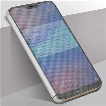 Capa Avizar para Huawei P20 Lite Translúcida Acabamento Sulcado - Prateado