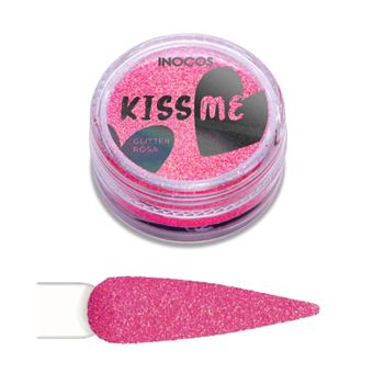 Pó Glitter Inocos | Rosa Néon Kiss Me | 3gr - 1