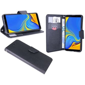 Capa Lmobile Flip Carteira / Livro Fancy Samsung Galaxy A50 Preto