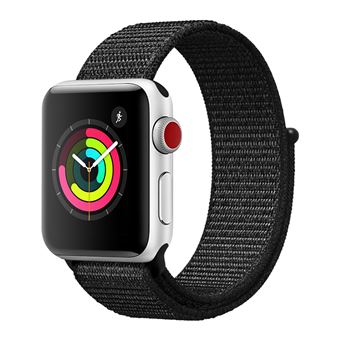 Pulseira Avizar para Apple Watch 42 e 44 mm | Velcro em Nylon - Preto - 1