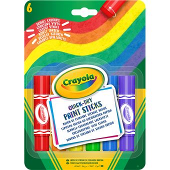 Aguarela crayola 54-1070 azul, verde, laranja, roxo, vermelho, amarelo 6 peça(s)