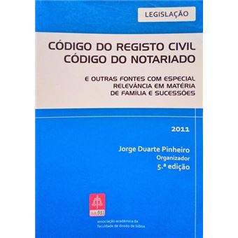 Código do registo civil, código do notariado. [5ª edição] - 1