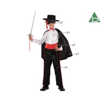 Disfarce Atosa Camisa dZorro Branco t-1 - 1