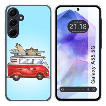 Capa de silicone TUMUNDOSMARTPHONE para Samsung Galaxy A55 5G | desenhos de van - 1