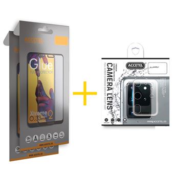 Pack 2x Pelicula de Vidro Temperado Full + Câmera Traseira Accetel para Samsung Galaxy A22 5G - 1
