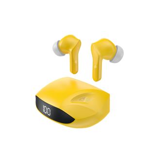 Auriculares DUDAO U16H | para jogos | com textura mate | 3 modos + modo de espera extra longo | Amarelo - 1