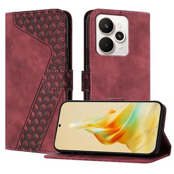 Capa FOXDOCK para Realme 15 Pro 5G com Fecho Magnético | Resistente a Impactos e Quedas | Compartimentos para Cartões | Castanho - 1