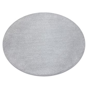 Tapete Redondo RugsX INDUS Prata 91 Avião Melange | Círculo | 150 cm - 1