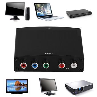 Conversor de Vídeo Multi4you HDMI para YPbPr+R/L RCA AV2 HD - 1