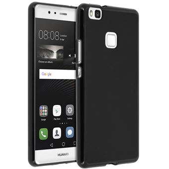 Capa de Silicone Avizar para Huawei P9 Lite Preto - 1