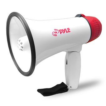 Pyle PMP37LED megafone Indoor/ outdoor 30 W Vermelho, Branco - 1