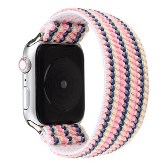 Bracelete de Nylon HSMY Extensível Trançado para Apple Watch Series 6/ SE/ 5/ 4 | 40 mm - Multicolor 20 - 1