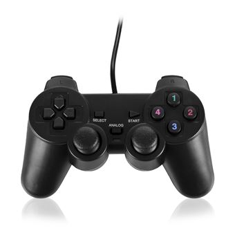 Comando USB DAM com Vibração | Compatível com PC/PS3 - Preto - 1