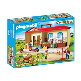 Conjunto de brinquedos Playmobil Country Take Along Farm - 1