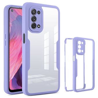Capa e TPU + acrílico à prova de choque, roxo Magunivers para Oppo A54 5G/A74 5G/A93 5G - 1