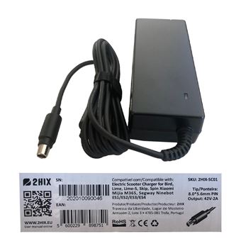 Transformador Compativel com 2HIX Scooter 42 2A 8.0x5.6 Pin - 1