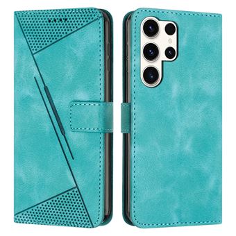 Capa FOXDOCK para Samsung Galaxy S25 Ultra | Pele | Flip | 3 Compartimentos para Cartões | Verde - 1