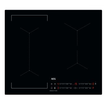 Placa de Indução AEG IKE64441CB | Elétrica | 59 cm | 4 Zonas | Preto - 1