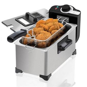 Fritadeira Cecotec Clean 3L Full Inox - 1