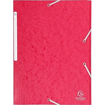Pasta com Elásticos A4 Exacompta 17109H Vermelho - 1
