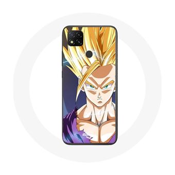 Capa Maniacase para Xiaomi Redmi 9C Manga Dragon Ball Sangoku Rostos Furioso - 1