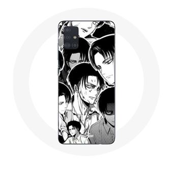 Capa Maniacase para Samsung Galaxy A51 Attack On Titan Manga Levi Ackerman - 1