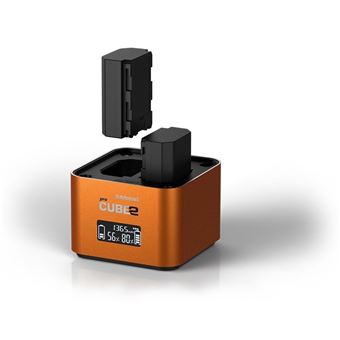 Carregador de Bateria Hahnel ProCube2 Sony | Laranja - 1